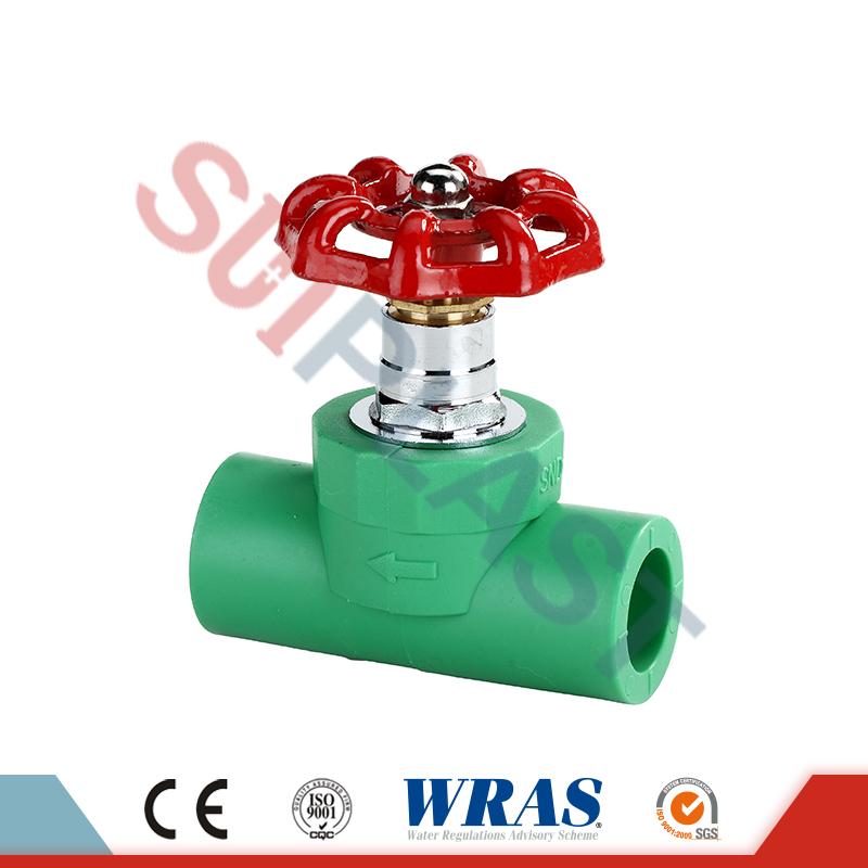 PPR Stop Valve Kanggo Plumbing Banyu